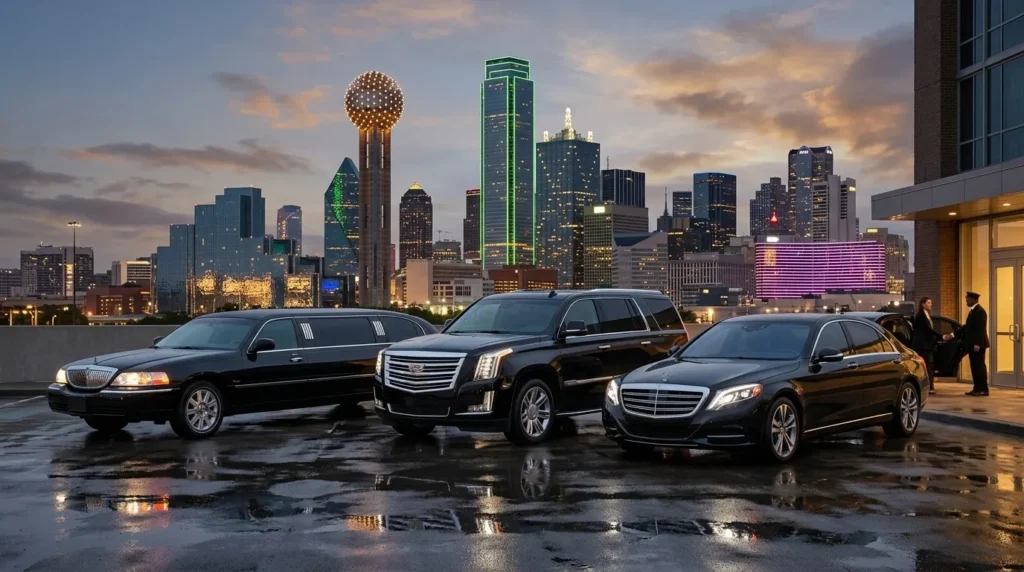 Luxury Dallas Limo chauffeured vehicle for private Dallas city tours