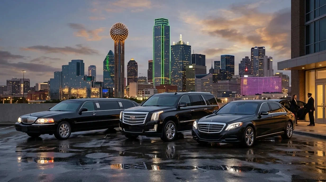 Dallas City Tours in Ultimate Comfort 1 Luxury Dallas Limo chauffeured vehicle for private Dallas city tours