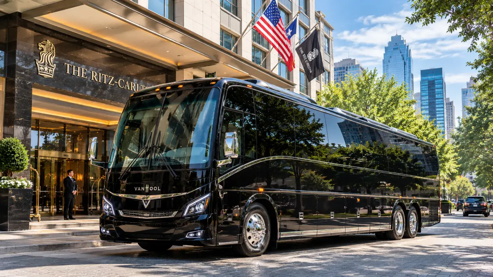 Game day transportation to AT&T Stadium in a luxury coach