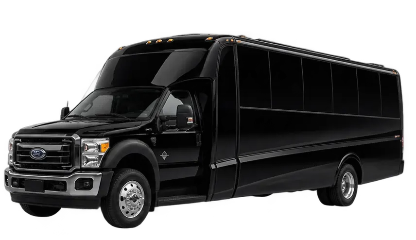 Dallas City Tours in Ultimate Comfort 63 Luxury mini coach - Luxury Dallas Limo fleet