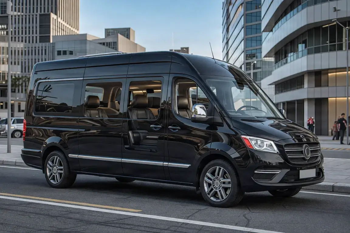 Top 5 Luxury Chauffeur Limousine Cars in Dallas 4 Mercedes-Benz Sprinter van for group travel in Dallas